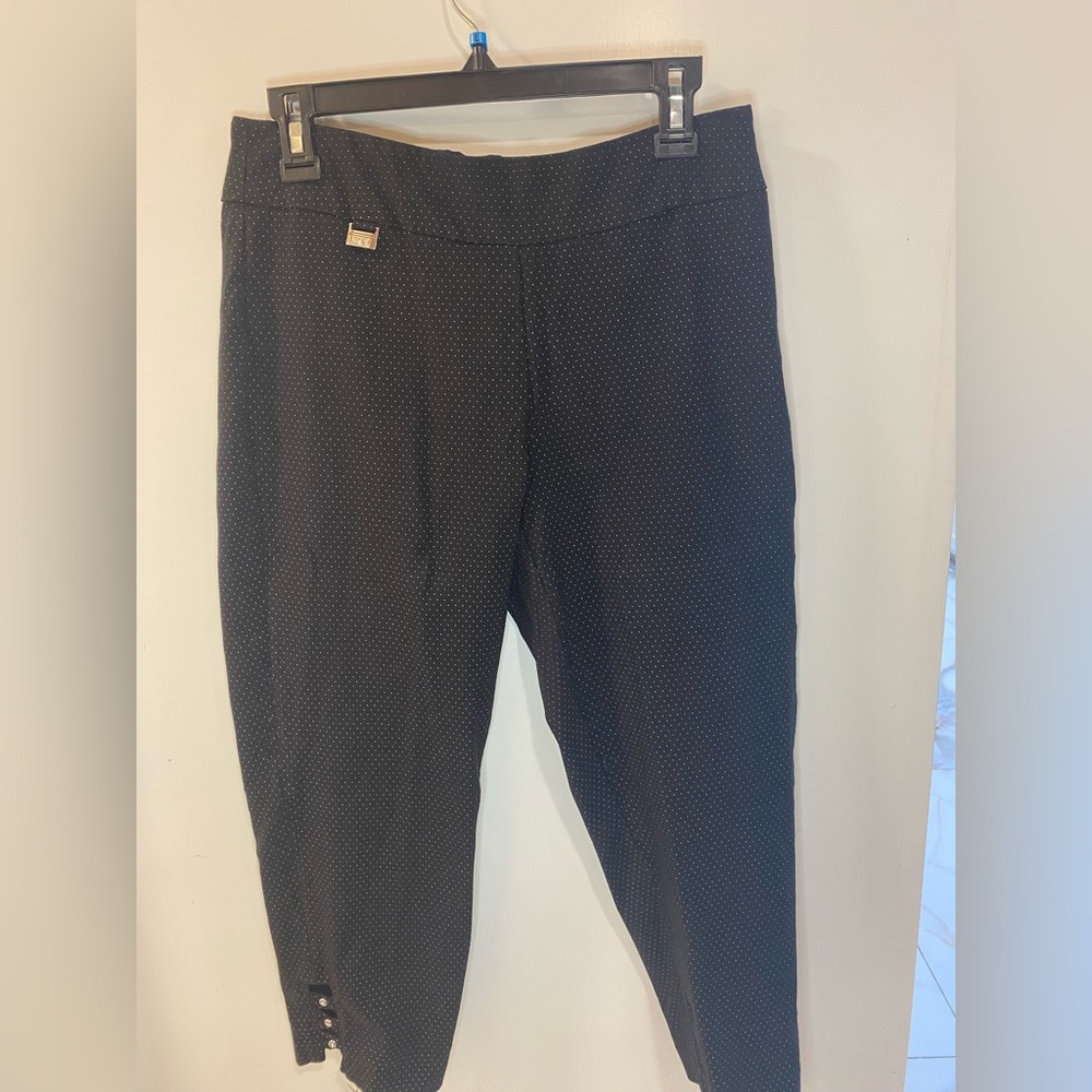 Carmen Marc Volvo,Black Polka Dot Women's Pants